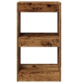 vidaXL Boekenkast / kamerscherm 40x30x72 cm oud houtkleurig