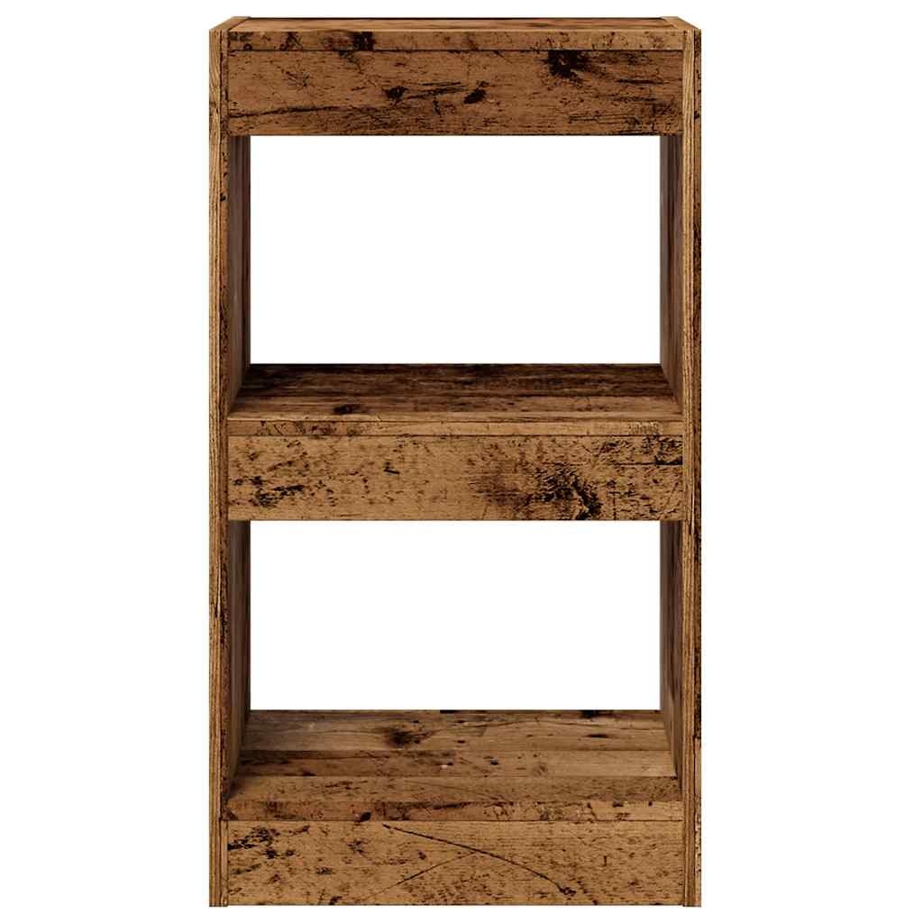 vidaXL Boekenkast / kamerscherm 40x30x72 cm oud houtkleurig
