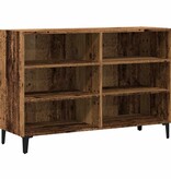 vidaXL Dressoir 103,5x35x70 cm bewerkt hout oud houtkleurig