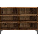 vidaXL Dressoir 103,5x35x70 cm bewerkt hout oud houtkleurig