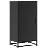 vidaXL Schoenenrek 48x38x97,5 cm bewerkt hout zwart