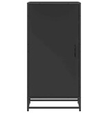 vidaXL Schoenenrek 48x38x97,5 cm bewerkt hout zwart