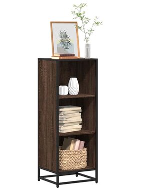 VidaXL Boekenkast 40x35x107,5 cm bewerkt hout bruin eikenkleur