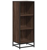 vidaXL Boekenkast 40x35x107,5 cm bewerkt hout bruin eikenkleur