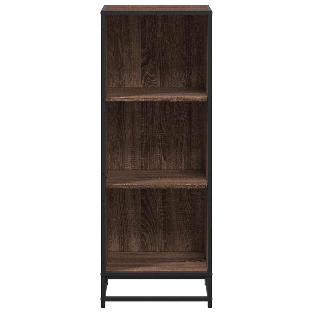 vidaXL Boekenkast 40x35x107,5 cm bewerkt hout bruin eikenkleur