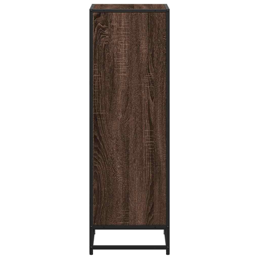 vidaXL Boekenkast 40x35x107,5 cm bewerkt hout bruin eikenkleur