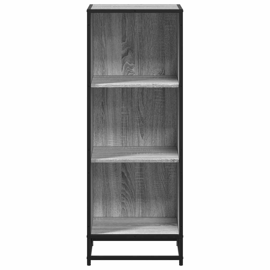 vidaXL Boekenkast 40x35x107,5 cm bewerkt hout grijs sonoma eikenkleur