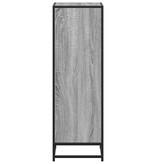 vidaXL Boekenkast 40x35x107,5 cm bewerkt hout grijs sonoma eikenkleur