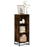 vidaXL Boekenkast 40x35x107,5 cm bewerkt hout gerookt eikenkleurig