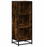 vidaXL Boekenkast 40x35x107,5 cm bewerkt hout gerookt eikenkleurig