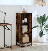 vidaXL Boekenkast 40x35x107,5 cm bewerkt hout gerookt eikenkleurig
