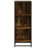 vidaXL Boekenkast 40x35x107,5 cm bewerkt hout gerookt eikenkleurig