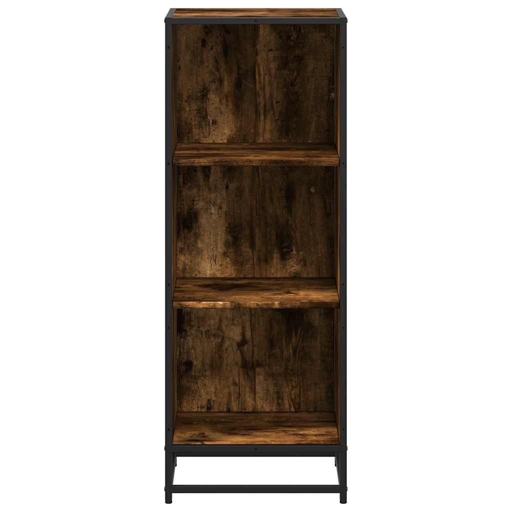 vidaXL Boekenkast 40x35x107,5 cm bewerkt hout gerookt eikenkleurig