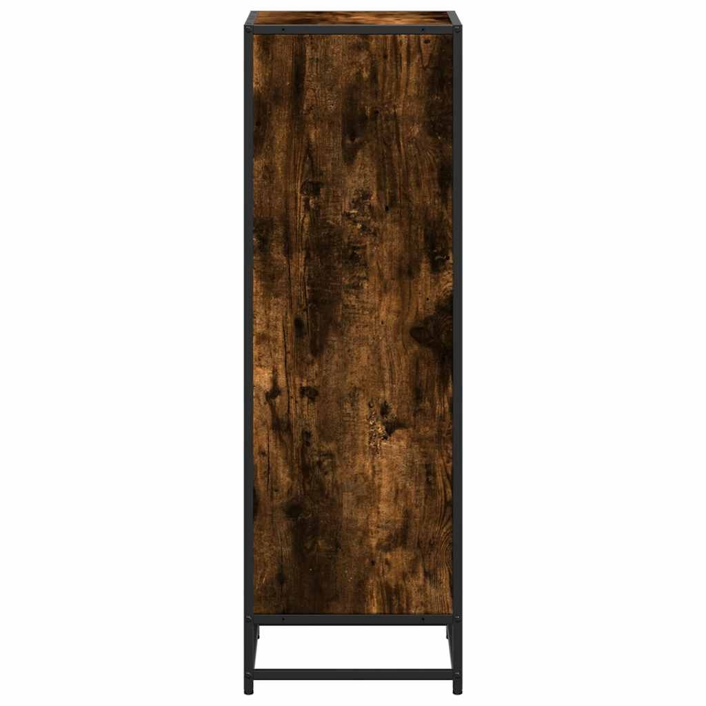 vidaXL Boekenkast 40x35x107,5 cm bewerkt hout gerookt eikenkleurig