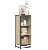 vidaXL Boekenkast 40x35x107,5 cm bewerkt hout sonoma eikenkleurig