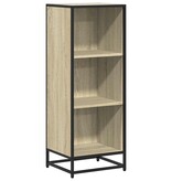 vidaXL Boekenkast 40x35x107,5 cm bewerkt hout sonoma eikenkleurig