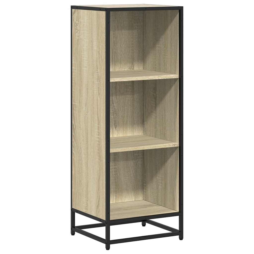 vidaXL Boekenkast 40x35x107,5 cm bewerkt hout sonoma eikenkleurig