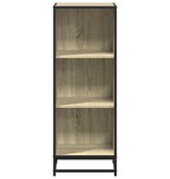 vidaXL Boekenkast 40x35x107,5 cm bewerkt hout sonoma eikenkleurig