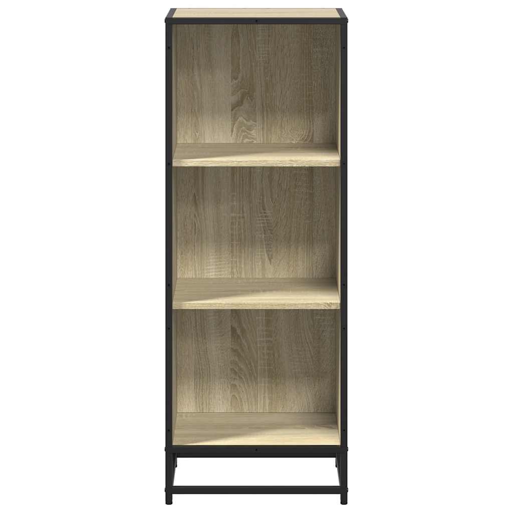 vidaXL Boekenkast 40x35x107,5 cm bewerkt hout sonoma eikenkleurig