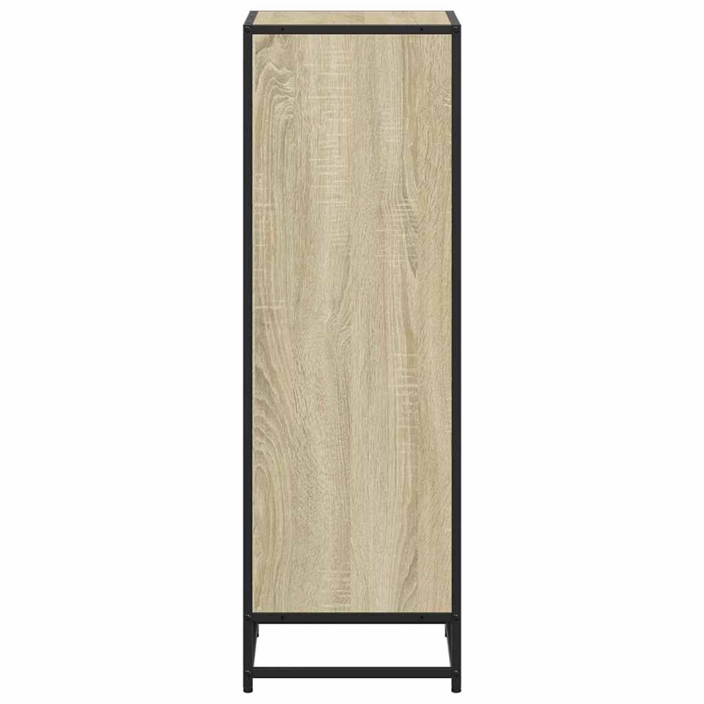vidaXL Boekenkast 40x35x107,5 cm bewerkt hout sonoma eikenkleurig