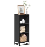 vidaXL Boekenkast 40x35x107,5 cm bewerkt hout zwart