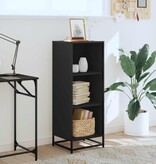 vidaXL Boekenkast 40x35x107,5 cm bewerkt hout zwart