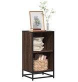 vidaXL Boekenkast 40x35x76 cm bewerkt hout bruin eikenkleur