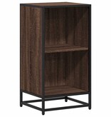 vidaXL Boekenkast 40x35x76 cm bewerkt hout bruin eikenkleur