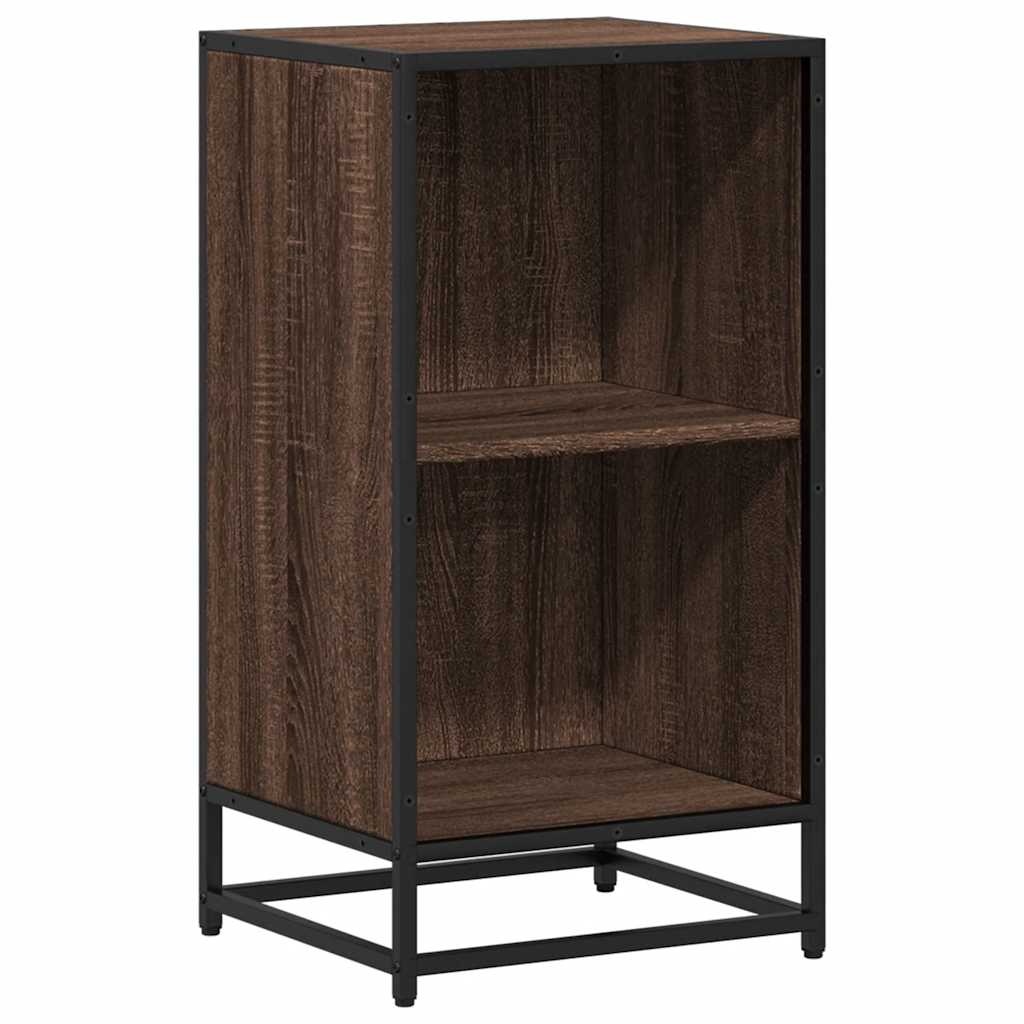 vidaXL Boekenkast 40x35x76 cm bewerkt hout bruin eikenkleur