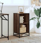 vidaXL Boekenkast 40x35x76 cm bewerkt hout bruin eikenkleur