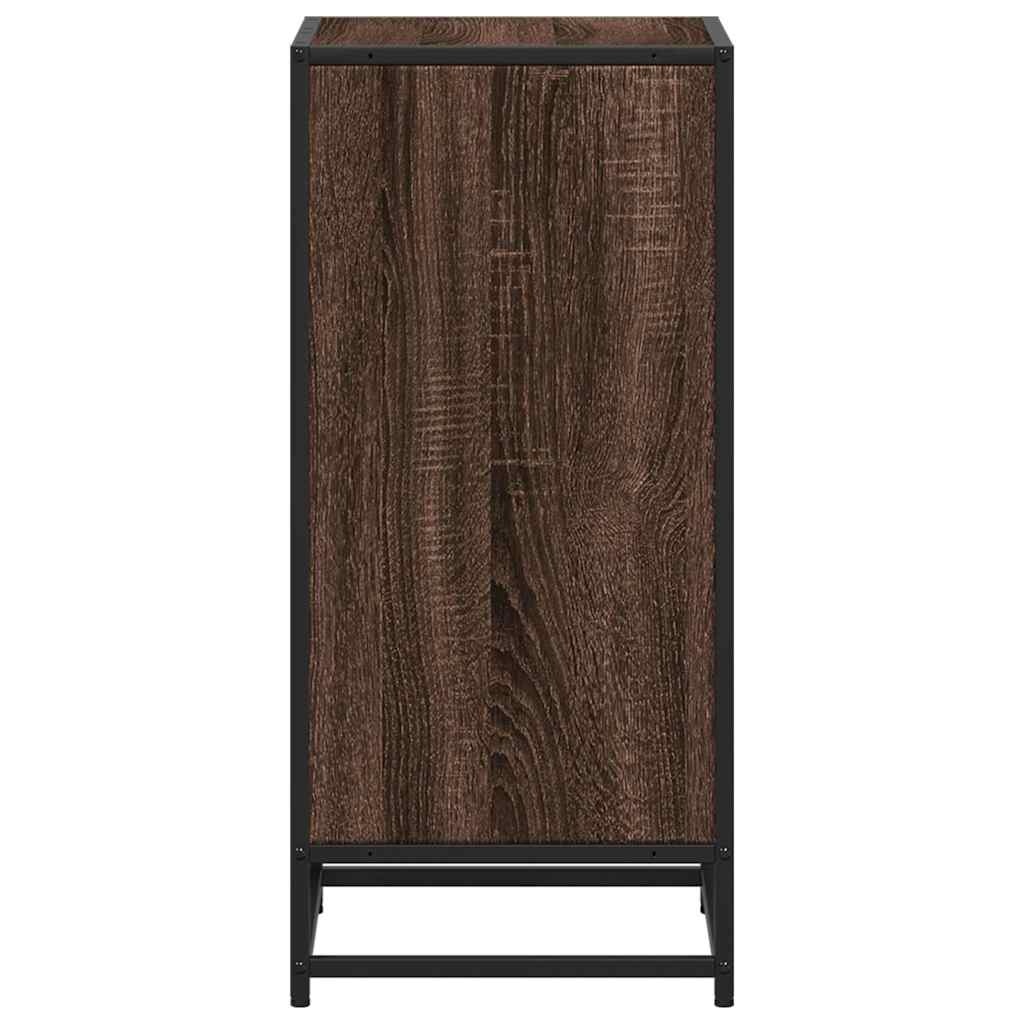 vidaXL Boekenkast 40x35x76 cm bewerkt hout bruin eikenkleur