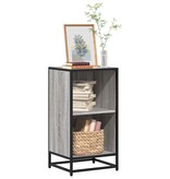vidaXL Boekenkast 40x35x76 cm bewerkt hout grijs sonoma eikenkleurig