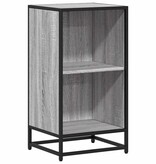 vidaXL Boekenkast 40x35x76 cm bewerkt hout grijs sonoma eikenkleurig
