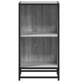vidaXL Boekenkast 40x35x76 cm bewerkt hout grijs sonoma eikenkleurig