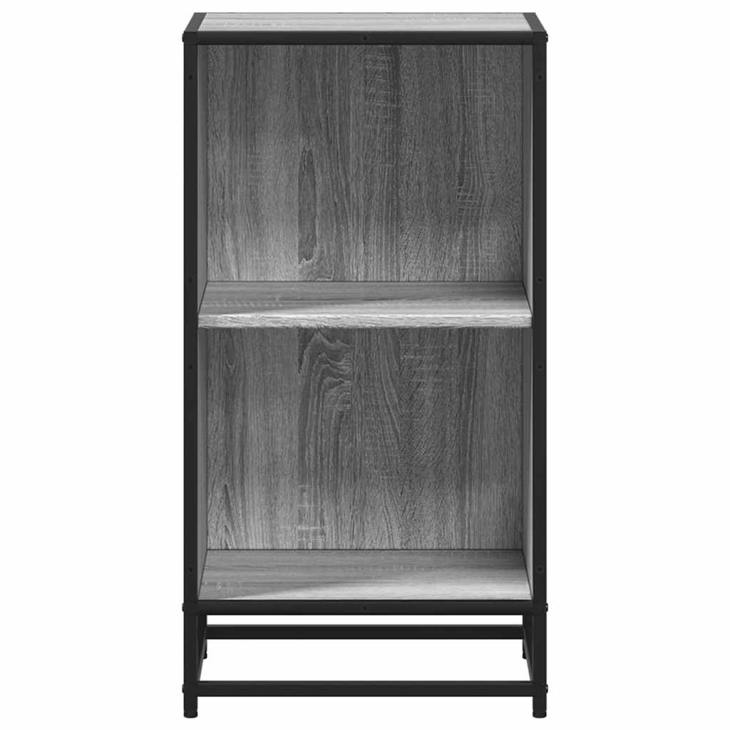 vidaXL Boekenkast 40x35x76 cm bewerkt hout grijs sonoma eikenkleurig