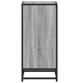 vidaXL Boekenkast 40x35x76 cm bewerkt hout grijs sonoma eikenkleurig