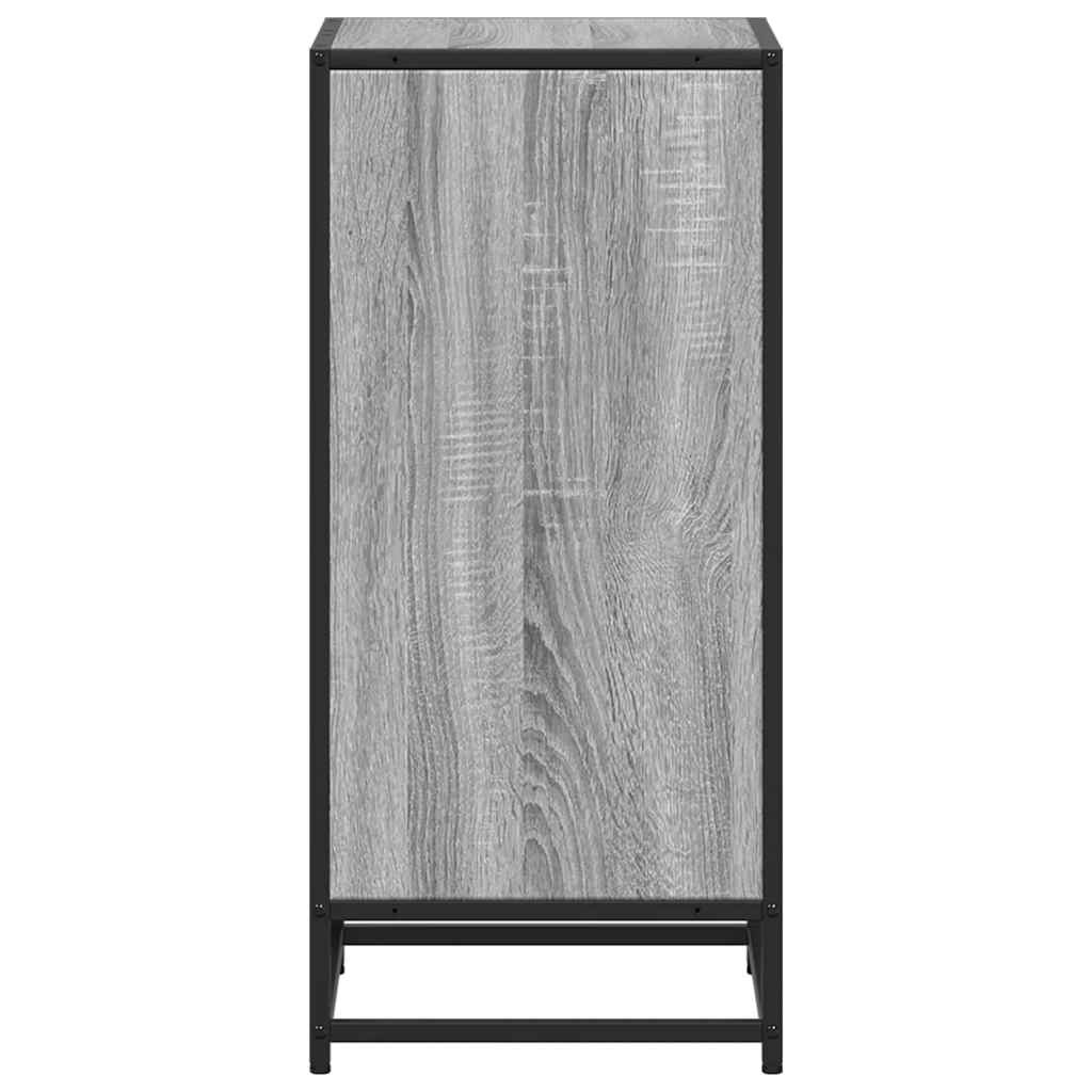 vidaXL Boekenkast 40x35x76 cm bewerkt hout grijs sonoma eikenkleurig