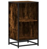 vidaXL Boekenkast 40x35x76 cm bewerkt hout gerookt eikenkleurig