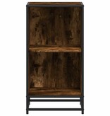 vidaXL Boekenkast 40x35x76 cm bewerkt hout gerookt eikenkleurig