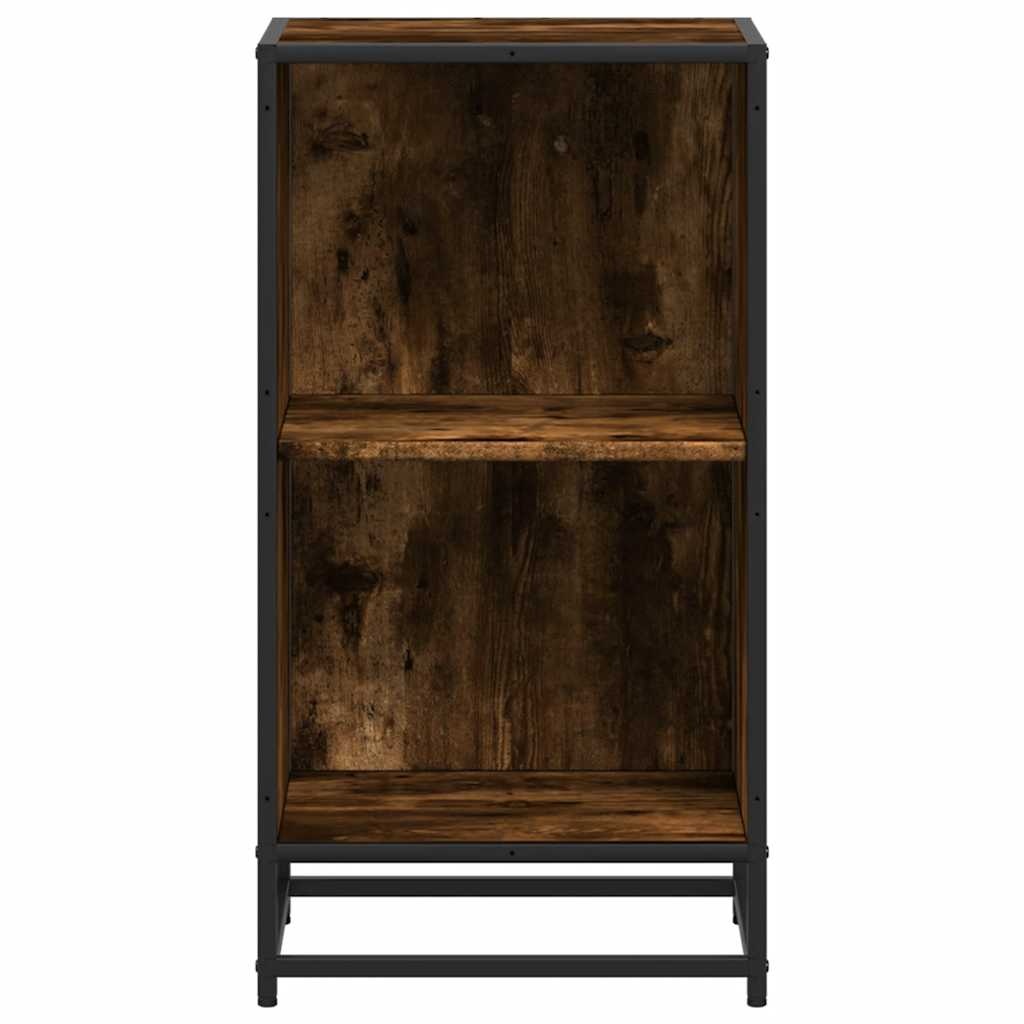 vidaXL Boekenkast 40x35x76 cm bewerkt hout gerookt eikenkleurig