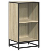 vidaXL Boekenkast 40x35x76 cm bewerkt hout sonoma eikenkleurig