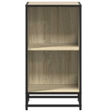 vidaXL Boekenkast 40x35x76 cm bewerkt hout sonoma eikenkleurig