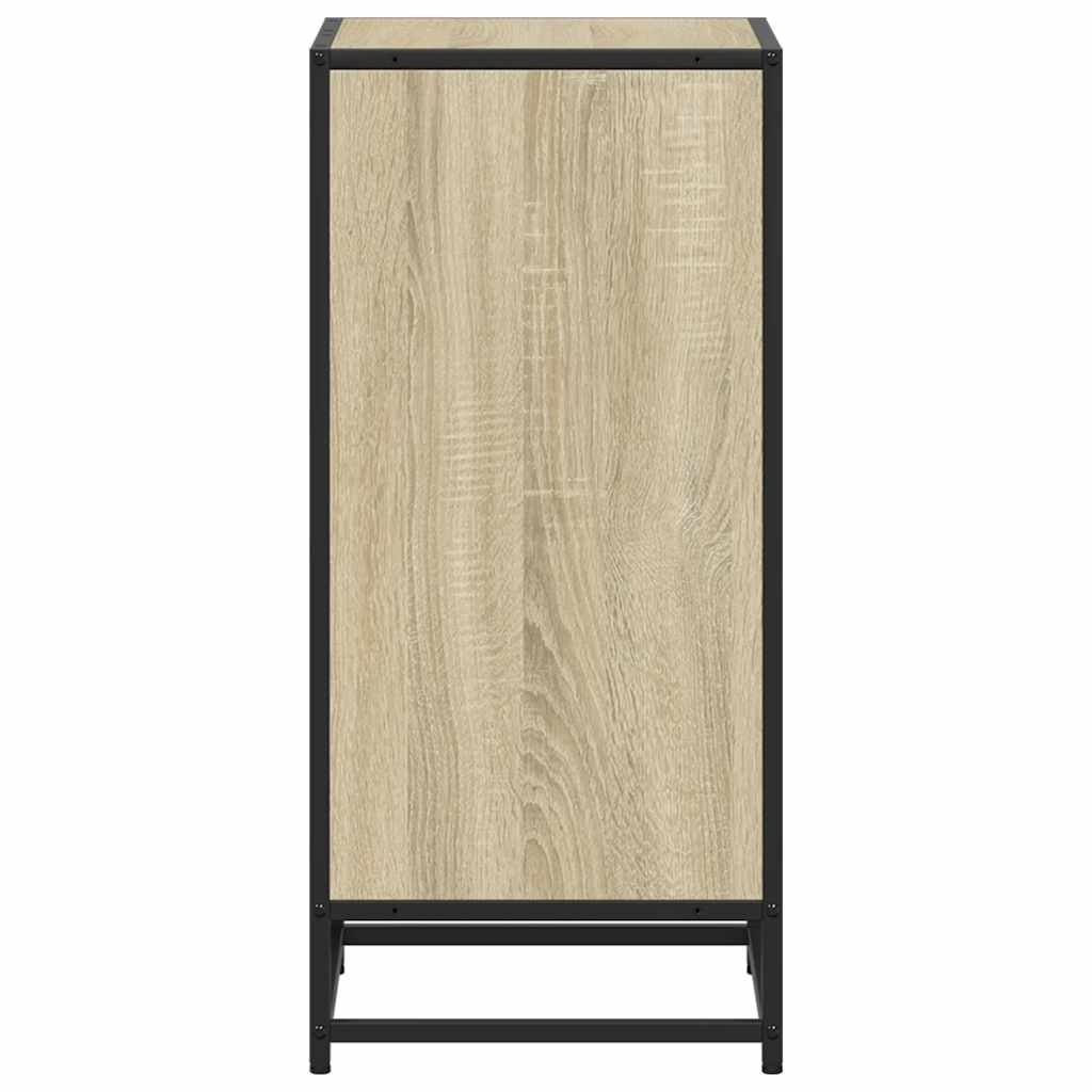 vidaXL Boekenkast 40x35x76 cm bewerkt hout sonoma eikenkleurig