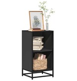 vidaXL Boekenkast 40x35x76 cm bewerkt hout zwart