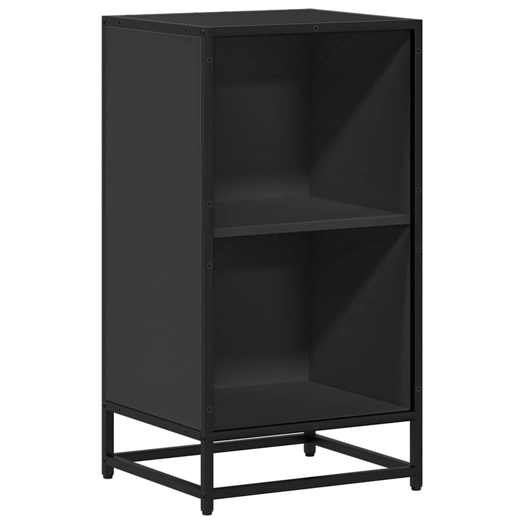 vidaXL Boekenkast 40x35x76 cm bewerkt hout zwart