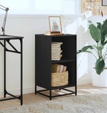 vidaXL Boekenkast 40x35x76 cm bewerkt hout zwart