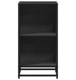 vidaXL Boekenkast 40x35x76 cm bewerkt hout zwart