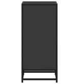 vidaXL Boekenkast 40x35x76 cm bewerkt hout zwart