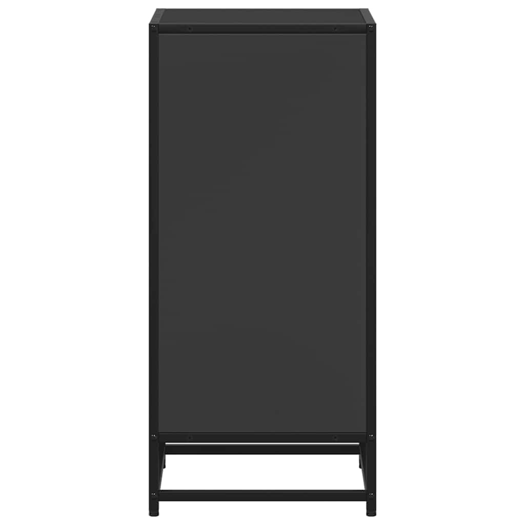 vidaXL Boekenkast 40x35x76 cm bewerkt hout zwart