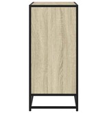 vidaXL Dressoir 68x35x76 cm bewerkt hout sonoma eikenkleurig